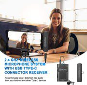 Micrófono Lavalier Boya BY-WM4 PRO-K5 Tipo-C