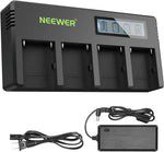 Cargador para 4 Baterías Neewer NPF