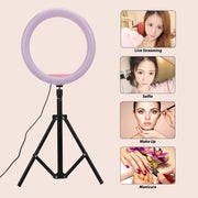 Lámpara Serounder 6" con tripié y 3 Adaptadores Celular